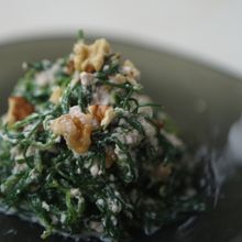 おかひじきと豆腐のナムル