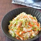 彩り豊か♡ささみと細切り野菜のごまだくマヨポンサラダ