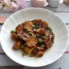 レンチンでほくほく!新じゃがと新タマネギの焼きそば風味