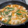『豆腐とにらの卵とじ』簡単・お手軽♪優しい味わい♡丼にも！の工程2