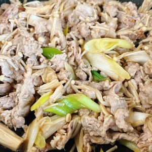 かなっちの作ってみた!投稿(【ご飯必須おかず】豚バラ肉とえのきのオイスターポン酢炒め)