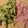 レンジで簡単♩我が家のスパサラの工程1