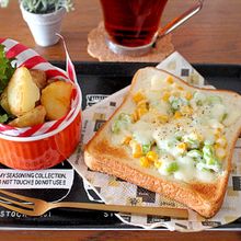 手軽にタンパク質!枝豆コーントースト