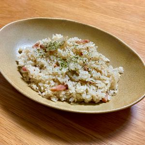 Nao★彡の作ってみた!投稿(炊飯器で簡単♡新ごぼうとベーコンのガーリック旨塩ピラフ)