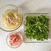 豆苗と切り干し大根のさっぱり中華サラダの工程1