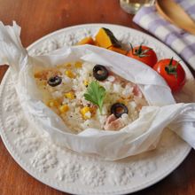 電子レンジで！チーズリゾット風包み焼き