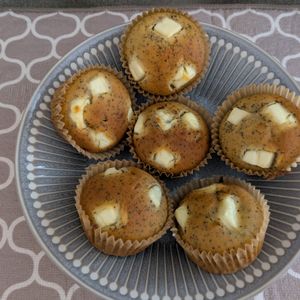 まぬねの作ってみた!投稿(焼くまで5分！バター不使用【ふわふわ♡米粉紅茶マフィン】)