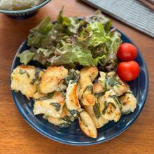 驚くほど柔らかい！揉んで焼くだけ「大葉チキン」
