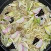 鶏と白菜の豆乳ちゃんぽん風うどんの工程5