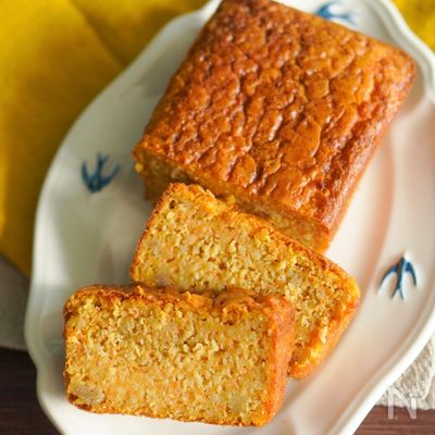 ふわふわオートミールキャロットケーキ【離乳食完了期／幼児食】