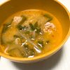 ぷりんの作ってみた!投稿(もやしとちぎり豚団子のうま辛♡ごま味噌スープ【#包丁不要】)