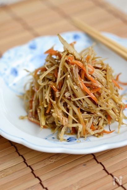 減塩きんぴらごぼう【作り置き】