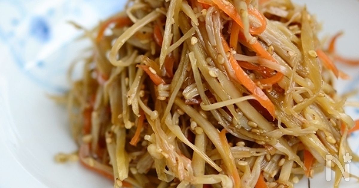 減塩きんぴらごぼう【作り置き】