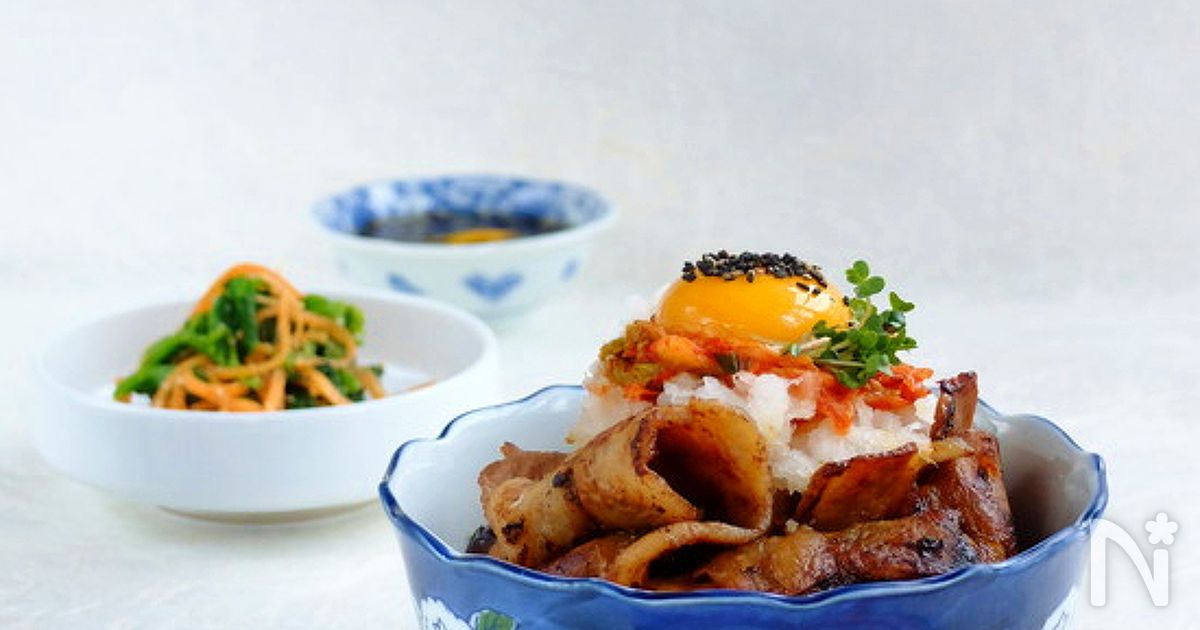 スポーツの秋！力をつけるスタミナ満点丼ぶりレシピ | レシピサイトNadia