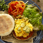カレー♫ポテトサラダ♬カフェ風
