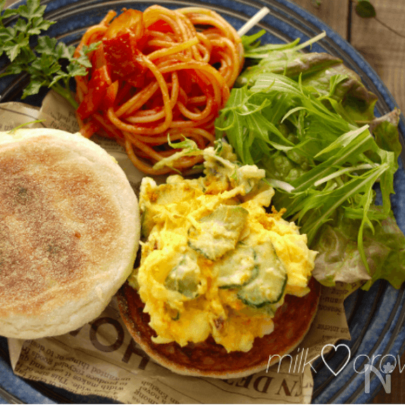 カレー♫ポテトサラダ♬カフェ風