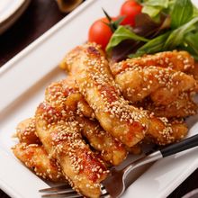 むね肉de甘辛スティックチキン【#作り置き #冷凍保存】