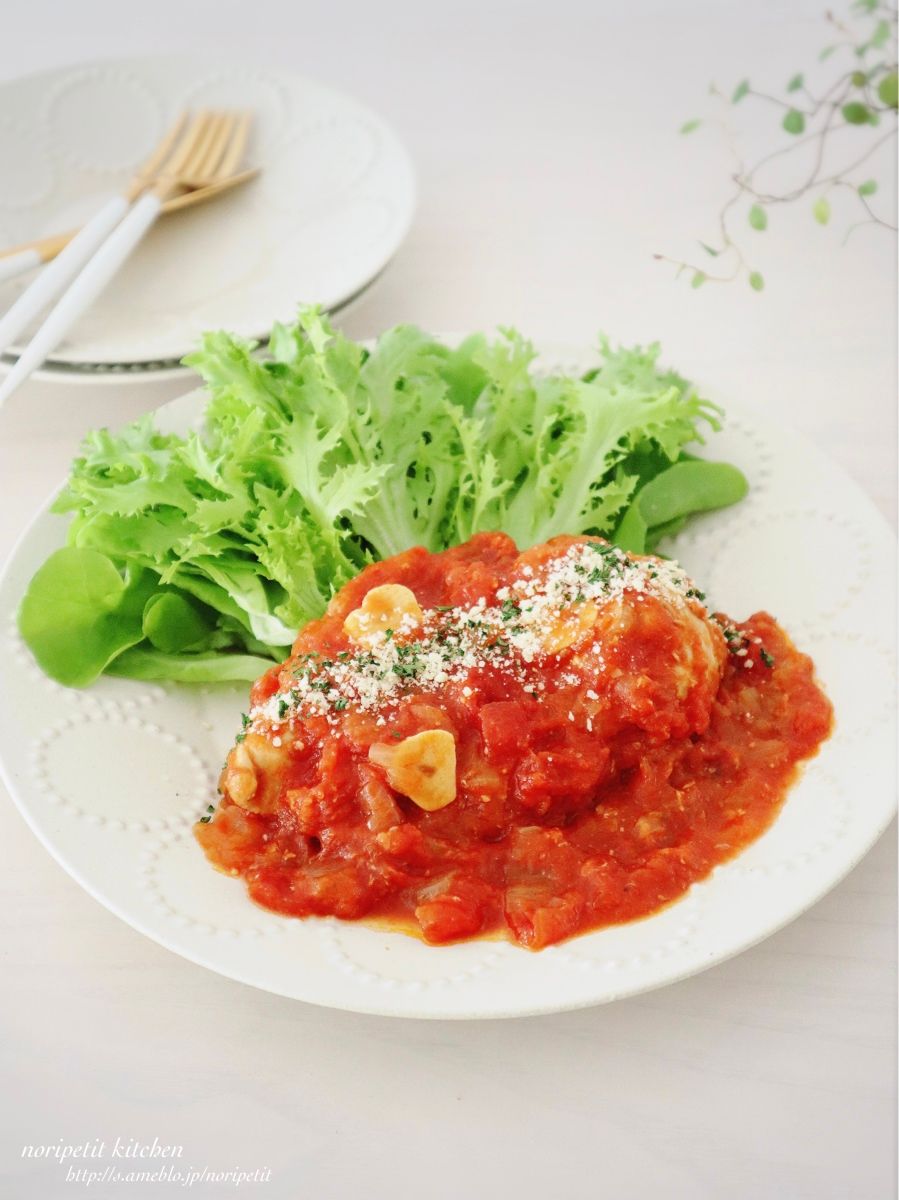 クリーミートマトのイタリアンパルメザンチキンのレシピ