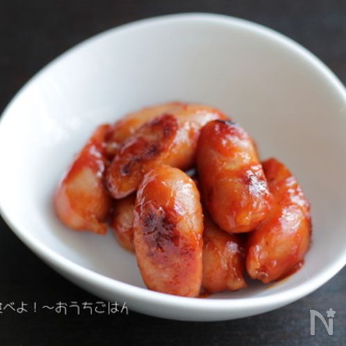 ソーセージのチリ炒め【食材ひとつ】【お弁当】