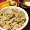 luの作ってみた!投稿(休日ランチに♪なすと大豆ミートのピリ辛春雨丼)