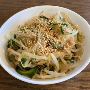 くだもの大好き🧡の作ってみた!投稿(【もやしときゅうりの旨だれナムル】無限に美味しい…簡単副菜♡)