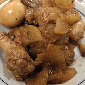 乳酸菌の作ってみた!投稿(鶏手羽元と大根の甘辛煮。ひと手間でおいしく！ご飯が進むおかず)