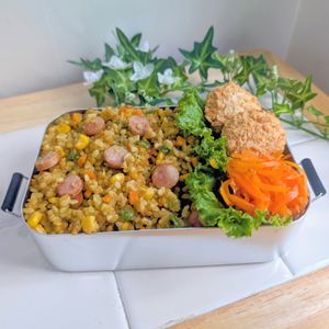 AYANO.•*¨*•.☆の作ってみた!投稿(残りご飯でパラパラ【簡単カレーピラフ♪】)