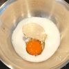 【米粉で作る】基本のたまご蒸しパンの工程1