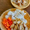 市販のボイル済み豚もつで作る基本のもつ煮込みの工程2
