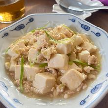 本鶏だしで作る白い麻婆豆腐