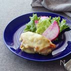 チキンソテーの白味噌わさびチーズ