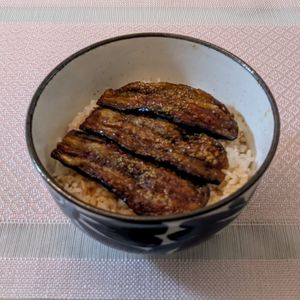 𝔂𝓾𝓶𝓲🍓の作ってみた!投稿(ウナギもおどろく、うな重ならぬ【なす重】簡単＆節約レシピ)