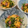 るるる♪の作ってみた!投稿(【節約副菜】豆苗とウインナーの旨たま中華炒め＊味付け２つ＊)