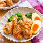 【鶏手羽元のさっぱり煮♫】暑い日にはこれ！