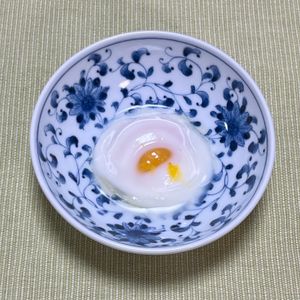 キャピタンの作ってみた!投稿(レンジで簡単！温玉(温泉卵)の作り方)