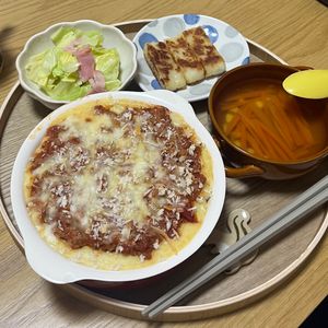 お腹空いたねこの作ってみた!投稿(優しいおいしさ『人参とコーンのコンソメスープ』)