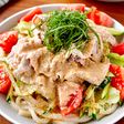 【ごまだれ冷しゃぶサラダうどん】暑い日に嬉しい10分ごはん♩