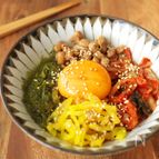 【包丁不要！お腹すっきり納豆キムチばくだん】5分やせレシピ