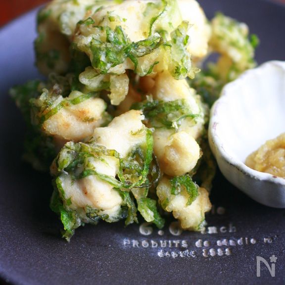 しそ衣のささみ天ぷら