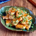 柔らかむね肉の【からしポン酢焼き】ごはんにピッタリ♪