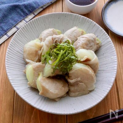レンジで簡単ヘルシー【新玉ねぎの肉巻き】