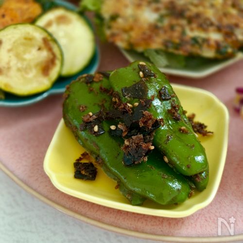 5分で完成♩ピーマンのおかか昆布炒め