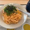 ひらのさんちの作ってみた!投稿(これが究極比！白だし香る♪【明太子と大葉のパスタ】)