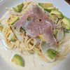 れいかの作ってみた!投稿(生ハムアボカドクリームパスタ)