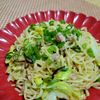 ヴェルの作ってみた!投稿(【5分で最強焼きそば】ツナと塩昆布焼きそば)
