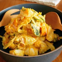 【ごろごろ卵のかぼちゃサラダ】おかわり必須のごちそうサラダ♪