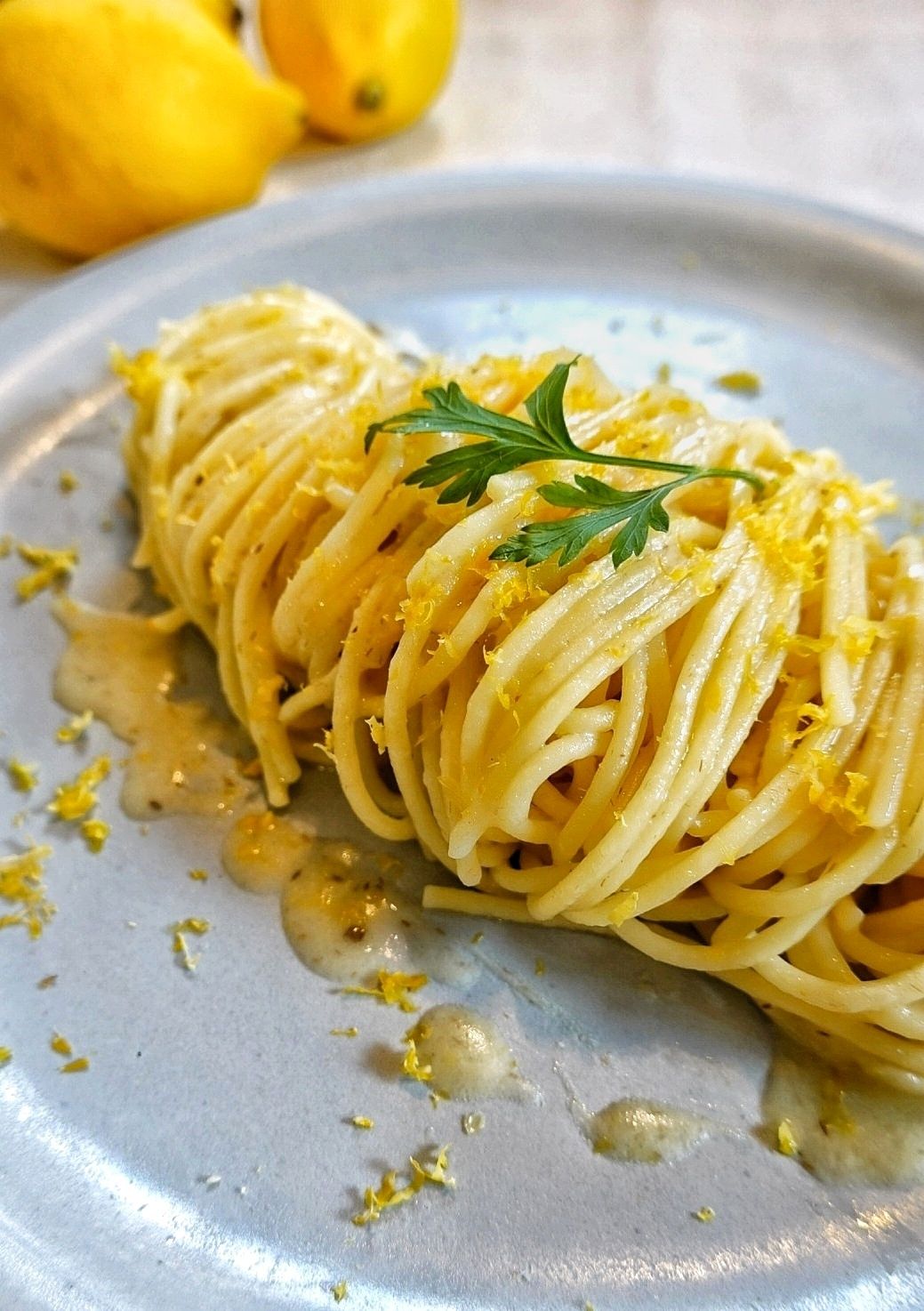クリーミーレモンパスタのレシピ
