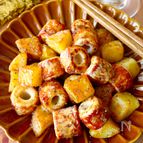 フライパン10分【ちくわマヨポテト】ピリッとからしが隠し味♪