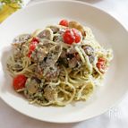 フライパンしかなくても本格的に！あさりのジェノベーゼ