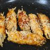 ご飯が進む♪【もやしのヤンニョム肉巻き】甘辛だれがやみつき♡の工程4